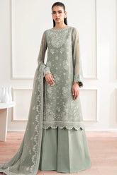 Farasha | Ash Green | Festive Formal